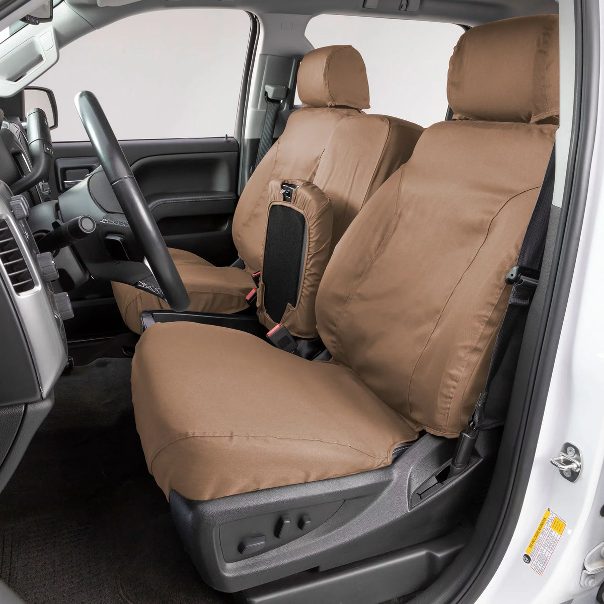 CAB, 2011-2012 Fit Polycotton F-150 SUPER 2013-2014 Cover Covercraft Seat Row for select: SeatSaver (Tan) - F150 Select F150 Fits Front Custom Models