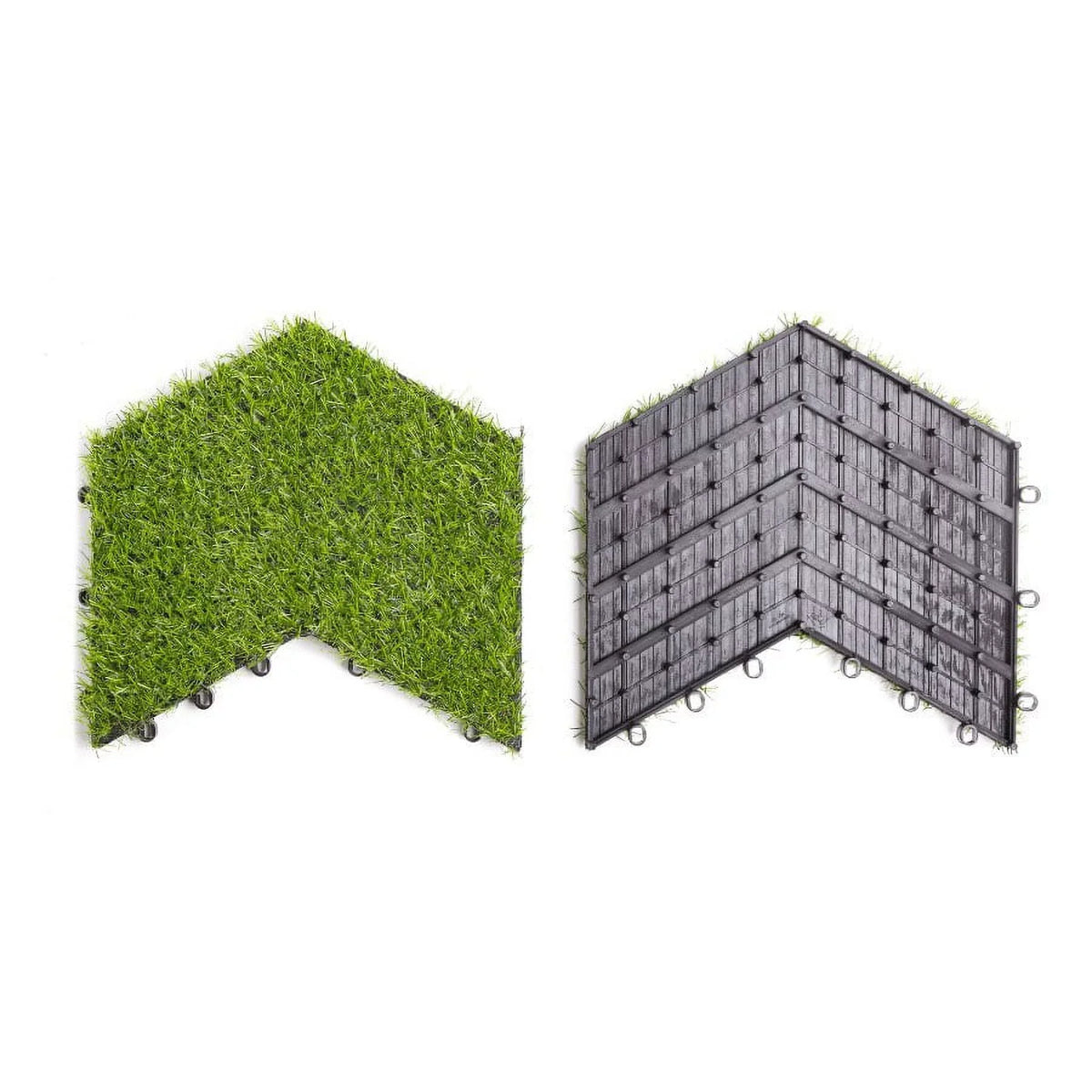 | Grass Table Decor Rubber Cal Snap (Pack Grass Tile for Tiles, Grass 12"x12")Turf Grass 10, Deck Outdoor Tiles Tiles Flooring - Home Fake Floor Patio Interlocking On Balcony Tile of Tiles, Artificial