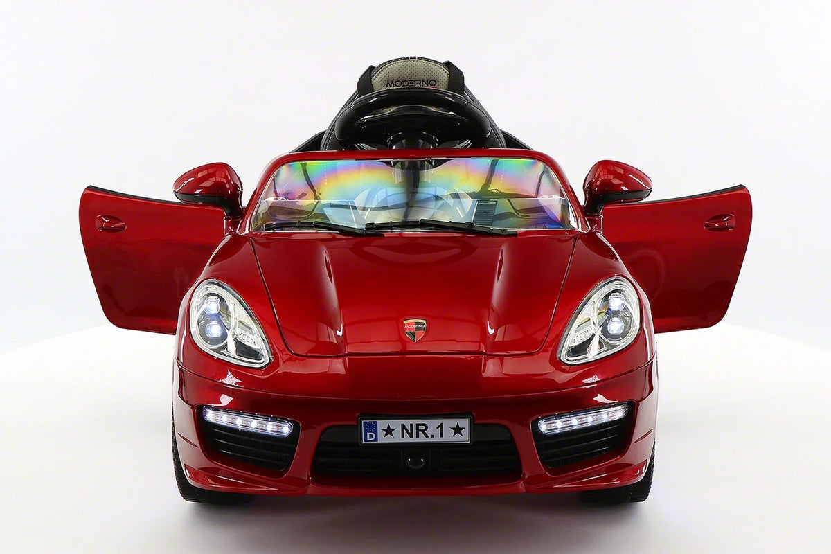 Roadster | 12V Electric Kids Red Ride-On R/C Car Remote Kiddie with Cherry Parental
