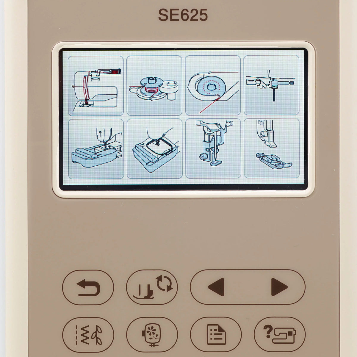 with and Brother SE625 Machine Sewing Embroidery LCD Computerized