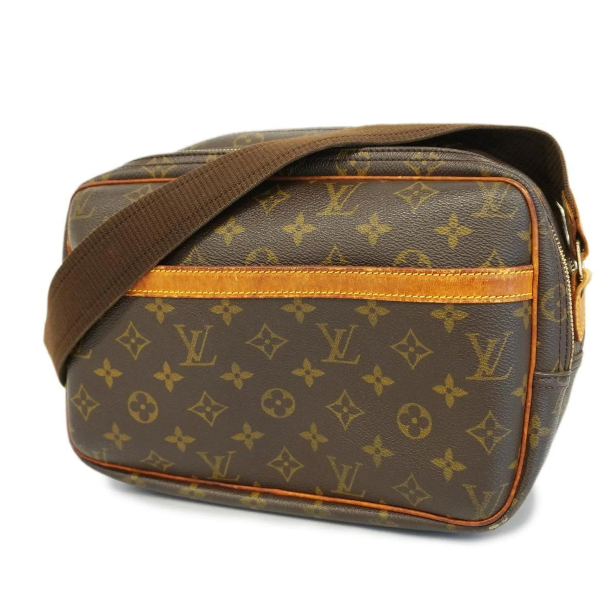 Shoulder M45254 (Good) Pre-Owned Reporter Ladies PM Brown Bag Monogram