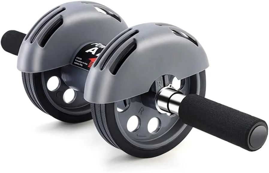 Wheel Fitness Automatic BY Gym Trainer at Core Home Equipmen Beginner Roller Dual for DCJA Exercise Abdominal Or Workouts Rebound