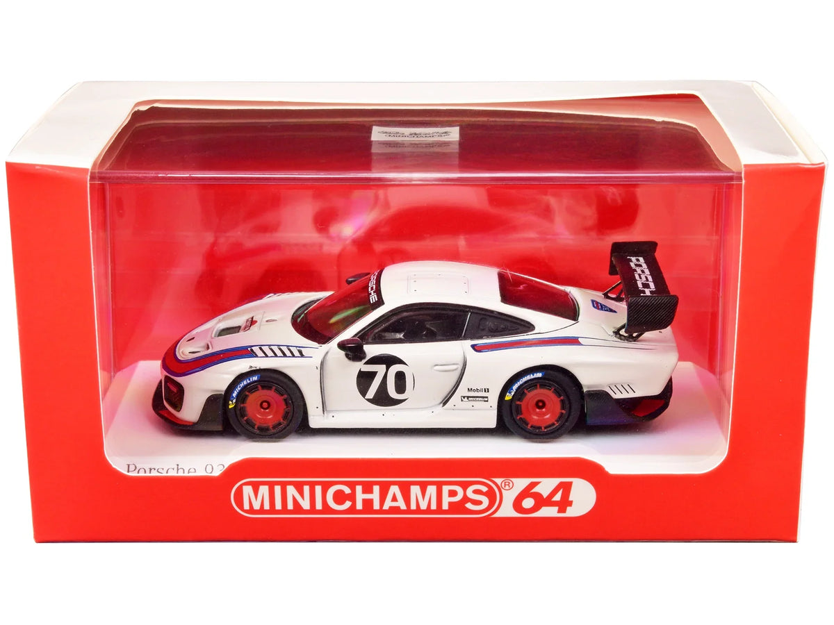 Porsche Car Graphics Racing" 1/64 2018 #70 Model by Minichamps White 935/19 Diecast "Martini with