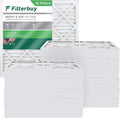 Air AC Furnace Filters MERV Filterbuy 20x20x4 Pleated 8 (12-Pack) HVAC