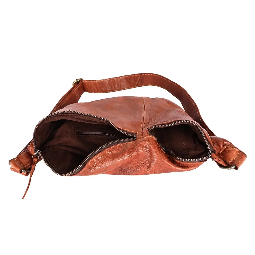 Pack Handbag Western Nmbgm153 Mind Fanny Cowhide Handmade Vintage Purse Genuine Bag Leather NM Women Never