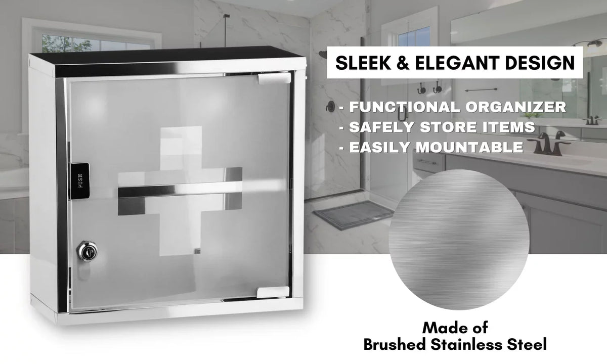 Lockable Cabinet Medicine Toughty