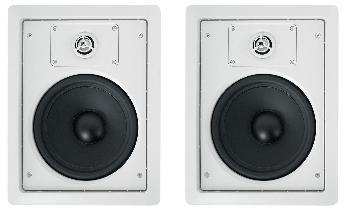 In-Wall JBL 8" 50w For Restaurant Commercial 128 (4) WT Speakers+Amp 70v CONTROL