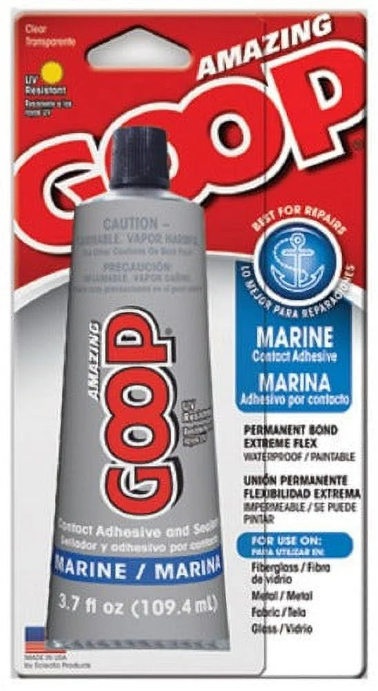3 - Marine Sealant 170011 Quantity of & Adhesive oz Clear 3.7 GOOP