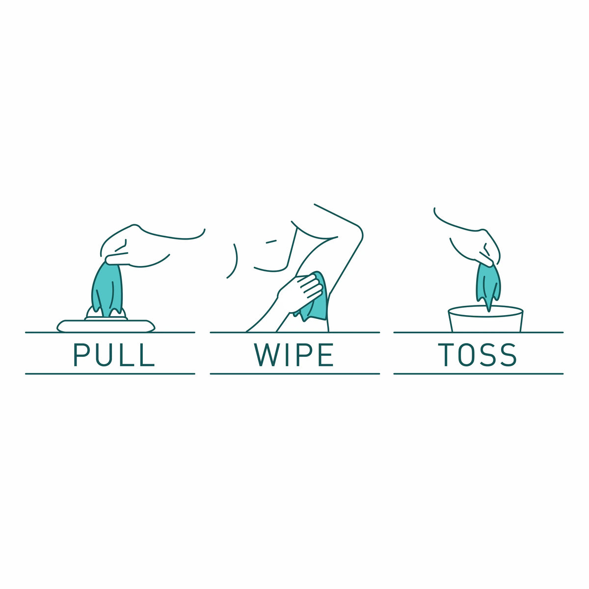Rush 25ct Cool On-The-Go Men Wipes Deodorant Degree