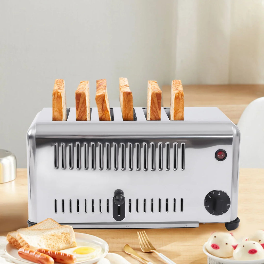 6 Meatloaf Bread Toast Slices Wuzstar Machine Commercial Toaster Baking for Sandwiches