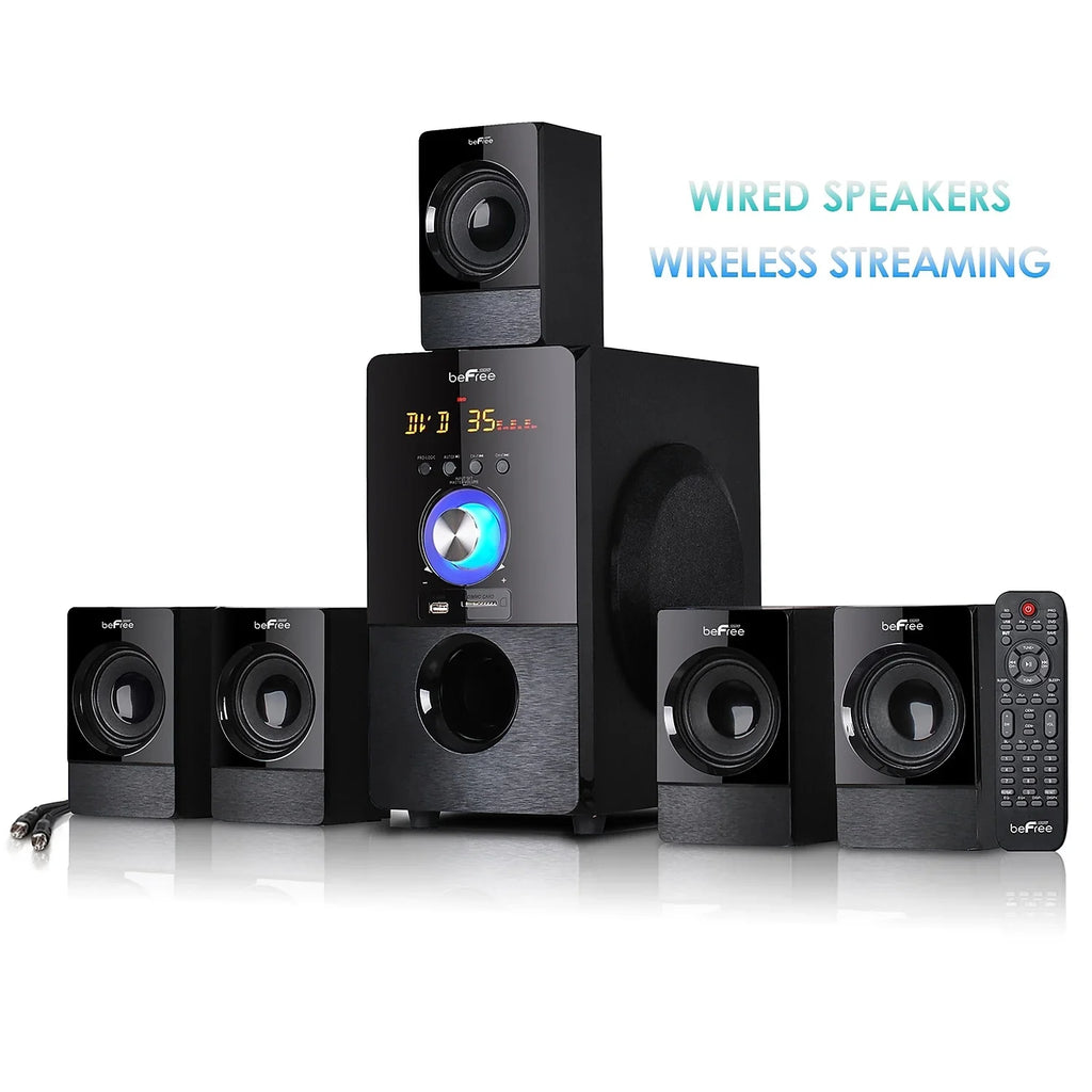 beFree 80 Channel (93695498M) 93695498M W Sound Sound Speaker Surround Black 5.1
