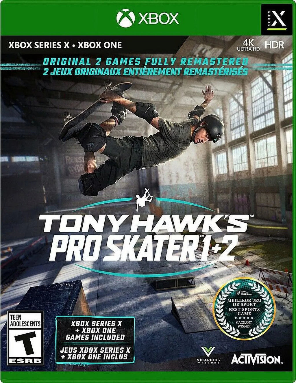 SKATER X 1+2 Series HAWK TONY PRO - Xbox