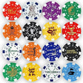 Chips Striped Poker 11.5 Golf VINCI Ball Collection, DA Gram Marker Chip