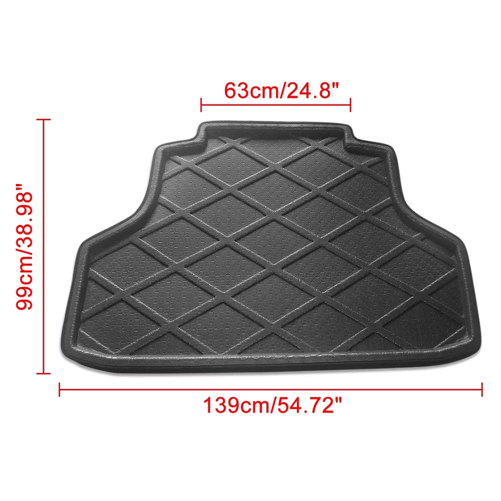 Floor Honda 08-12 Liner Accord for Black Rear Boot Unique 8 Bargains Cargo Trunk Tray Cover Mat