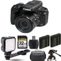 32GB Battery Digital PowerShot + Camera+ SX70 LED Kit - Canon Extra HS
