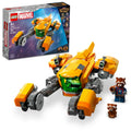 Kids up 3 Galaxy Guardians Baby Rocket Gift Rocket’s Ship of Baby Featuring the Hero Toy Marvel Toy and Buildable Collectible and 76254 Super from Minifigures, Raccoon 8 LEGO Spaceship for Ages Rocket