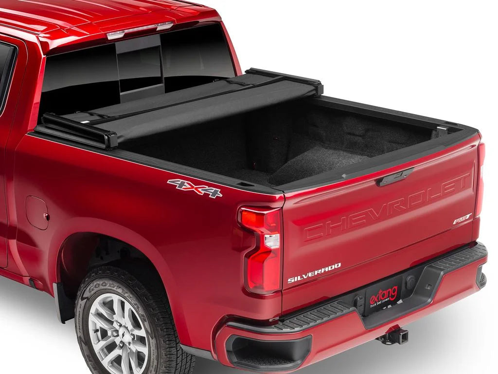 Bed Soft 2020 | Truck 7" Compatible | Bed Trifecta Tonneau (67.1") RealTruck 2.0 Cover with Folding by Extang - 2015 92475 F-150 5'