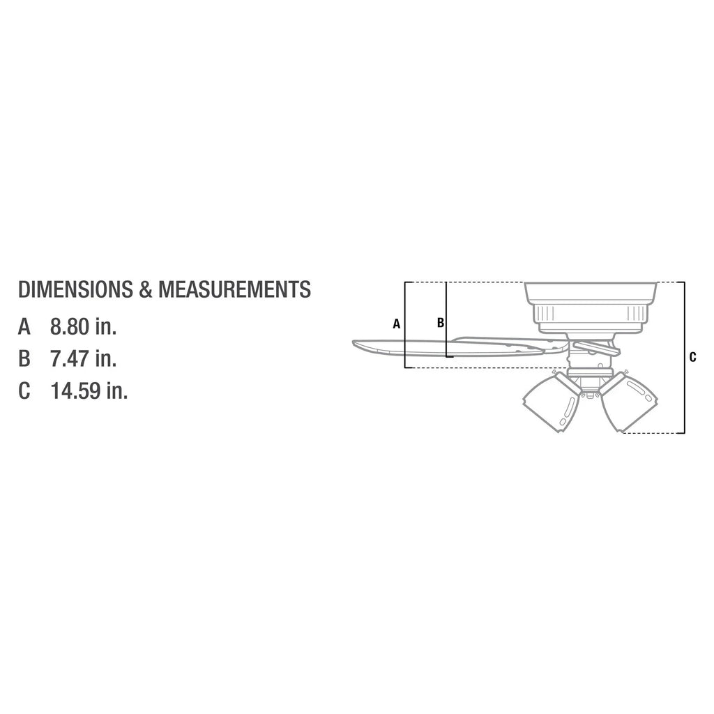 Snow Profile w/ Low Company White 52" Fan Fan Chain, Pull Hunter Builder Ceiling