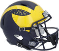 Autographed Riddell (Signed Paint) in Tom Certified Michigan Replica Wolverines Helmet Brady - Authentic Yellow Fanatics