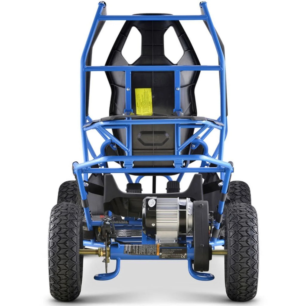 Go 1000w Kart Electric MotoTec Maverick Blue 36v