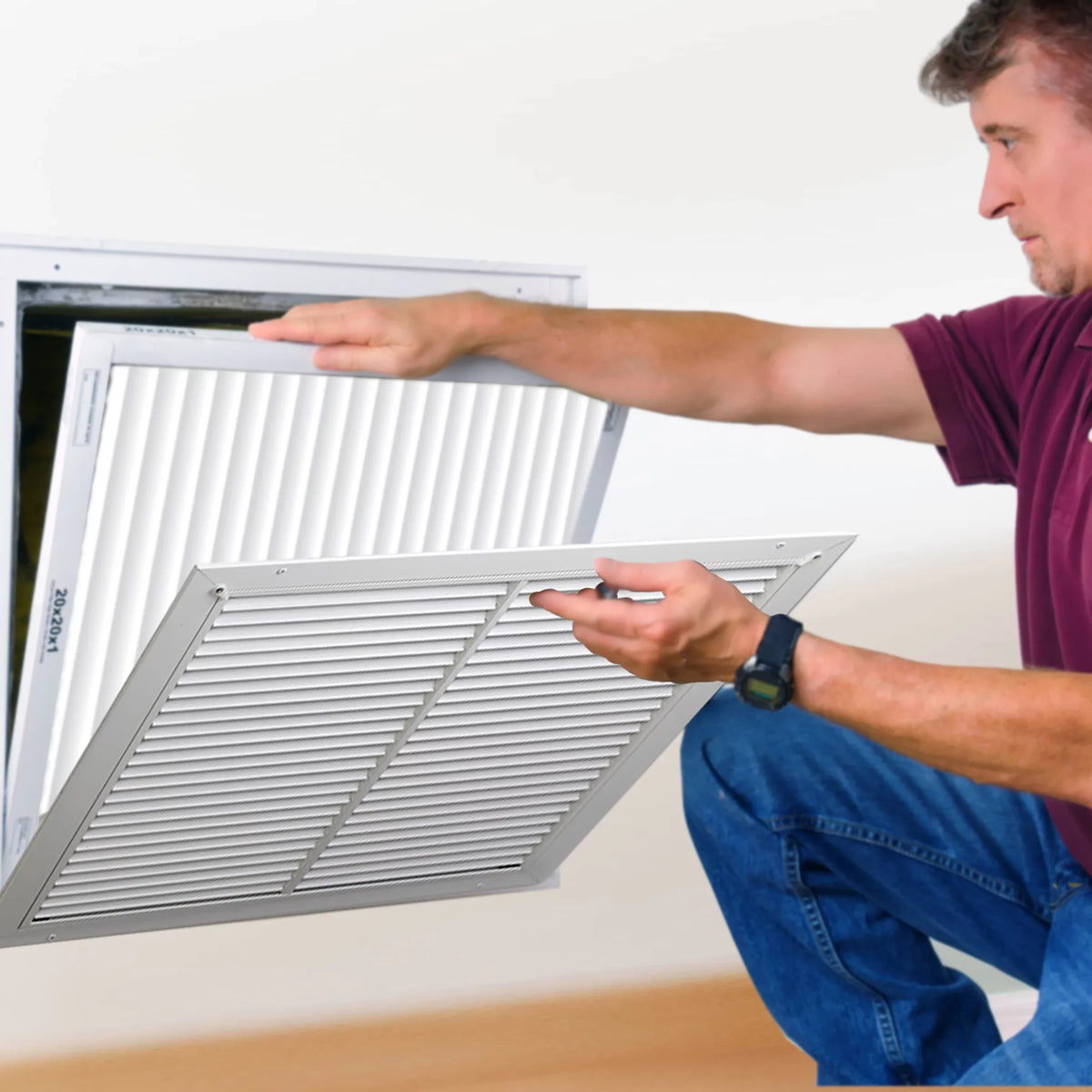 HVAC Furnace 12 MERV Pleated Filter- Air 20x25x1 12 Honeywell Pack