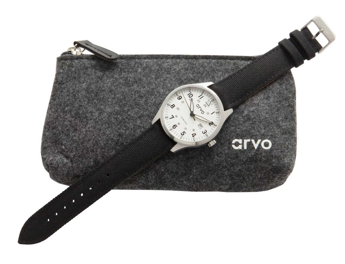Arvo Field Moon Watch - Rove White
