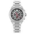 Raymond Chronograph Sport Watch RW Steel Mens 8600-ST-20001 Black Weil Dial