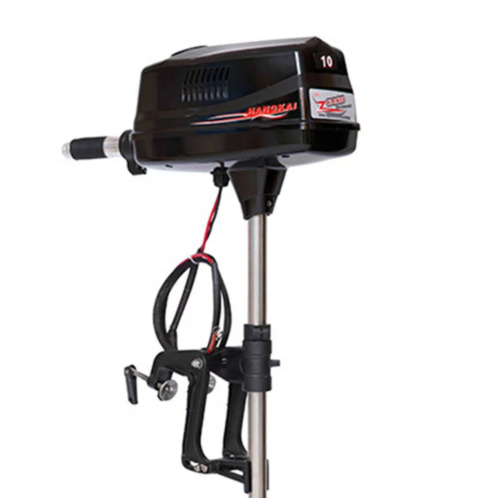 Brushless Engine Electric Fishing Outboard Motor Wuzstar w/Propel Boat 60V 2.2KW 10HP