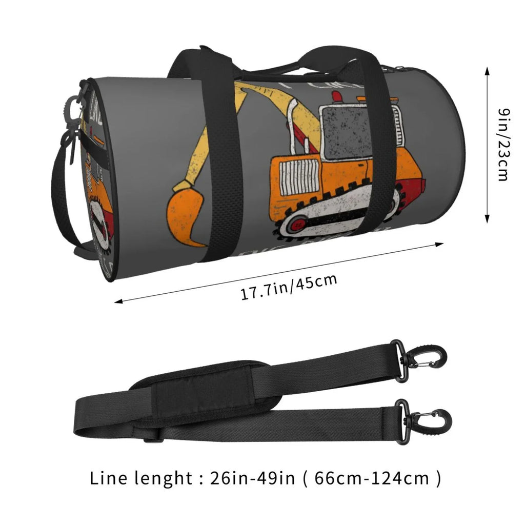 Bag Big Bag Like Sports Gym Digger Waterproof Travel I Luggage Cylinder Large Coaee Capacity and Pocket Compartment with Bag