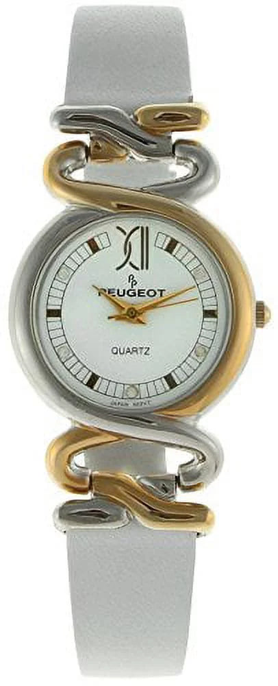 Watch Vintage White Strap Hinged 380-16 Leather