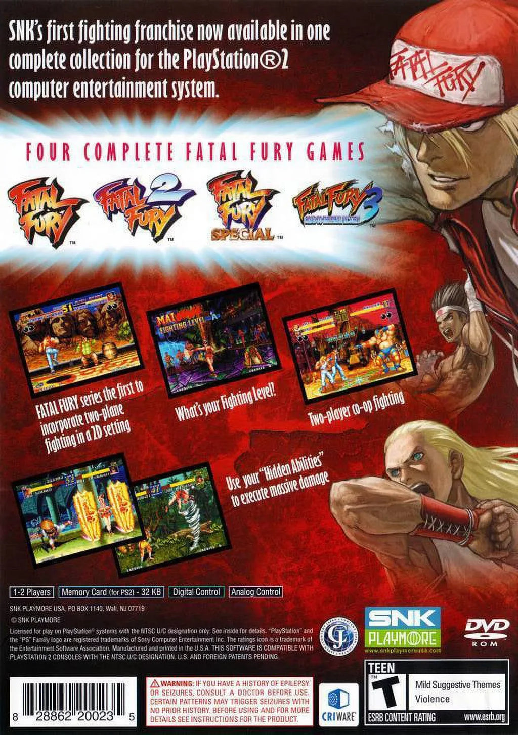 Fury Fatal Volume PS2 Archives Battle 1