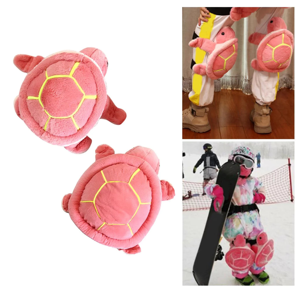 , Knee Cold Knee Pad Turtle Skating Ski Pad Fall Gear for - Pair Pads Skating Figure Cracking 1 Protective