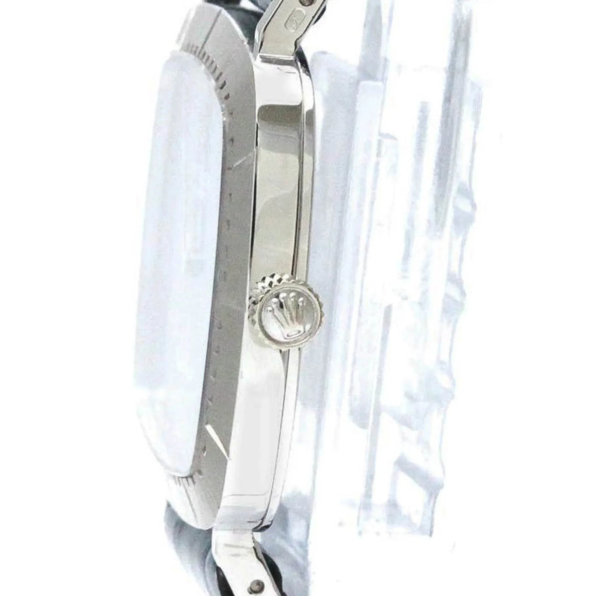 BF567340 Gold White 18K Watch (Good) Vintage Hand-Winding 4084 Mens Pre-Owned Cellini