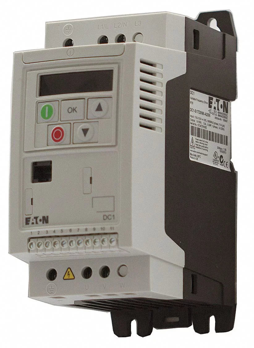 Variable Frequency hp,480V Drive,2 DC1-344D1NN-A20CE1 Eaton AC
