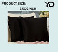 Linen Pillowcase Waterproof Chairs Set Farmhouse Cozy Cushion Square and Soft Covers Sofa of Throw for Case Pillow Decorative 2 and Outdoor