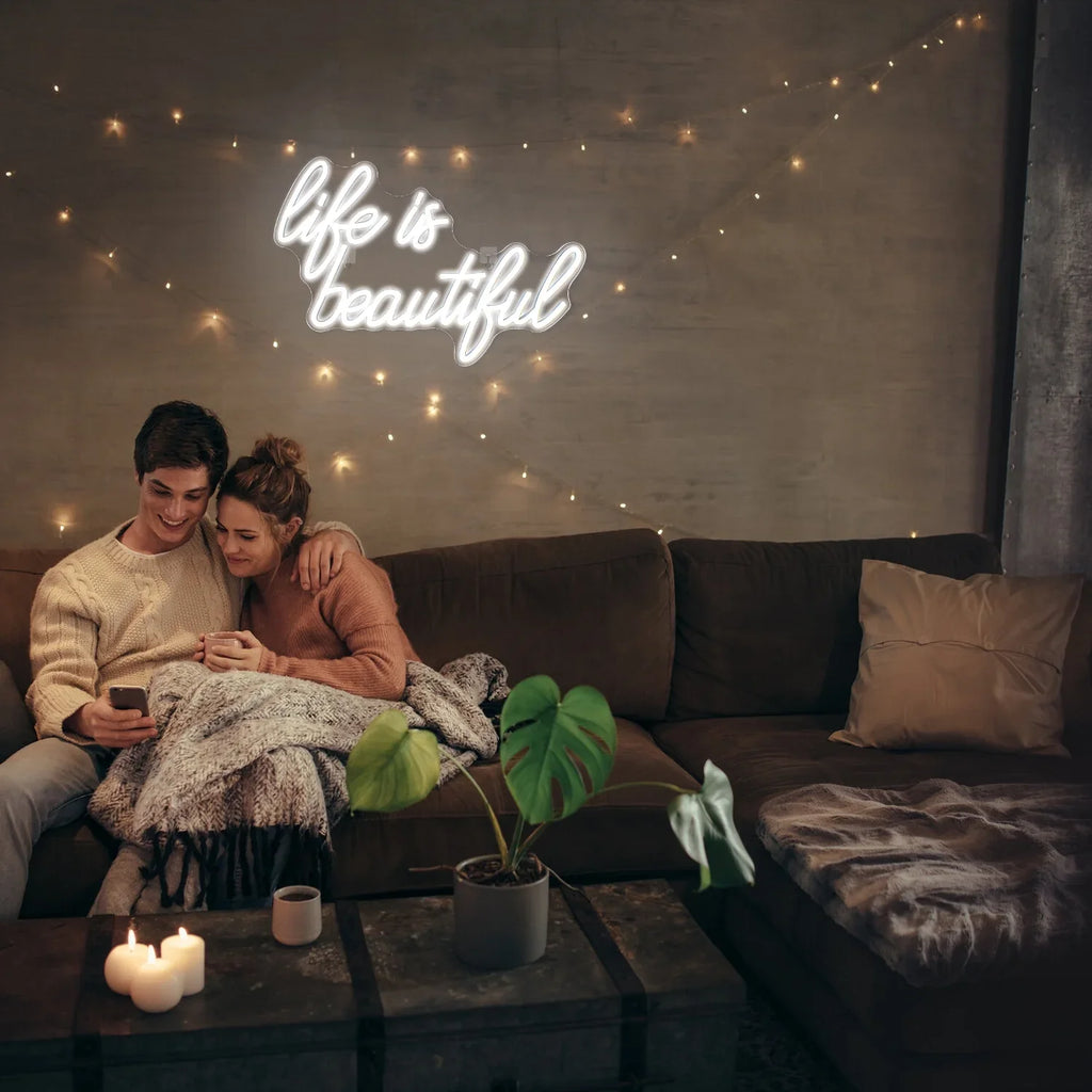 Office LED USB Life Shop Wedding WX&YH Light Beautiful Power Signs Decoration Home for Is Bedroom Neon Party