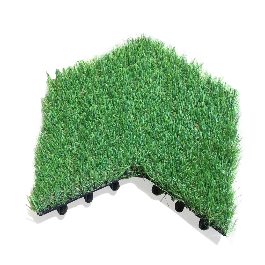 | Grass Table Decor Rubber Cal Snap (Pack Grass Tile for Tiles, Grass 12"x12")Turf Grass 10, Deck Outdoor Tiles Tiles Flooring - Home Fake Floor Patio Interlocking On Balcony Tile of Tiles, Artificial