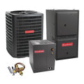 14.5 AFUE BTU 96% CAPTA3026B4 with Heat 2 GM9C960603BN GSZH502410 Pump Furnace 60,000 Upflow SEER2 Goodman Ton Coil and System Gas