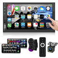 Android/ Touch Player Radio Double Screen 7" Carplay Car 2Din Camera 12LED + Stereo