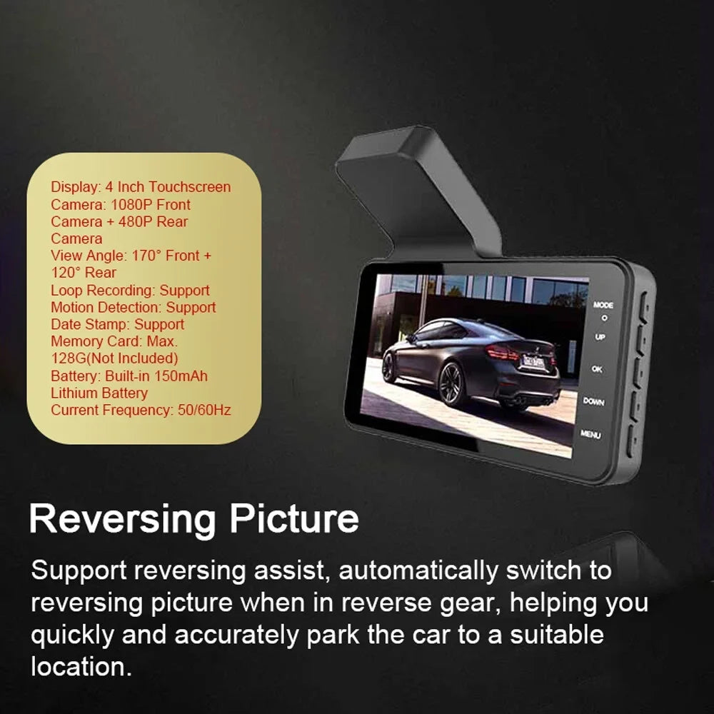 Loop Motion Wide Camera-BUZHI 170° LAOSHE Car DVR Inch Car Inch 4 Shinysix Dashcam Support dsfen Loop Support Picture Dash Dash 1080P Dash QISUO Camera,Dashcam Wide Camera 170° Wide