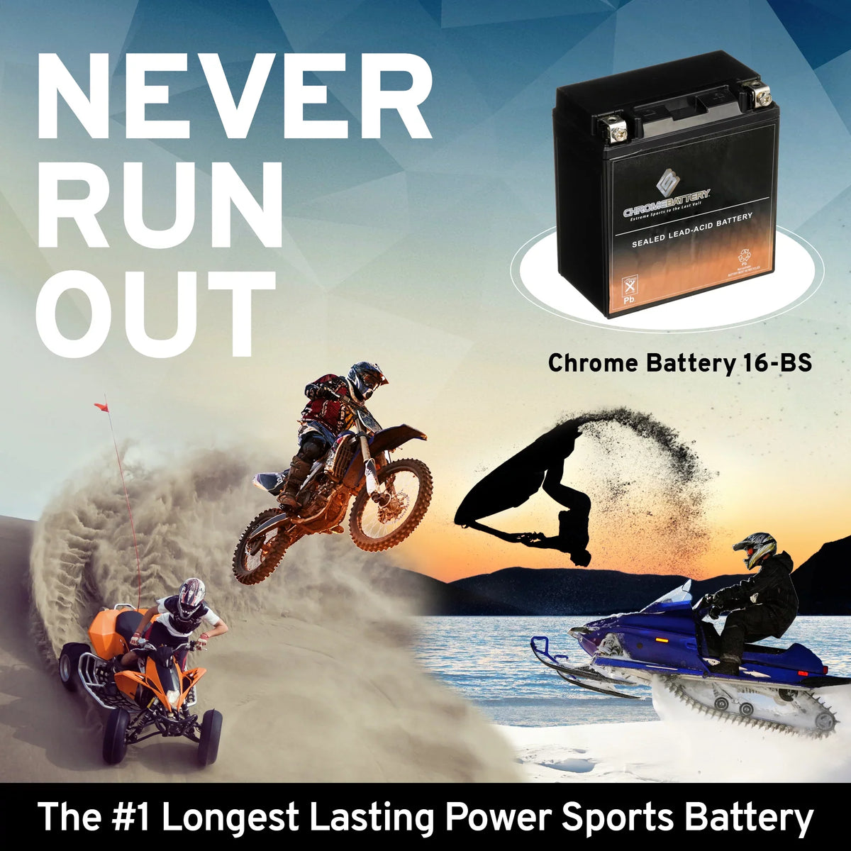 YTX16-BS (16-BS D CCA) Kawasaki 1600cc Battery 2009 Battery Nomad Volt,14 Motorcycle for Ah, 12 230 Chrome