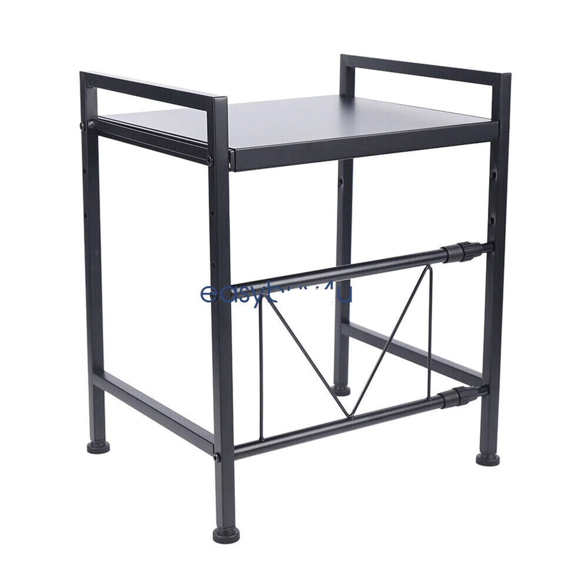 Microwave Oven 14.5~22.8 Microwave Storage Tier Rack, Single Retractable Oven Metal Kitchen Oven Microwave Rack, inch Countertop Expandable Condiment Cabinet Stand, Shelf Rack