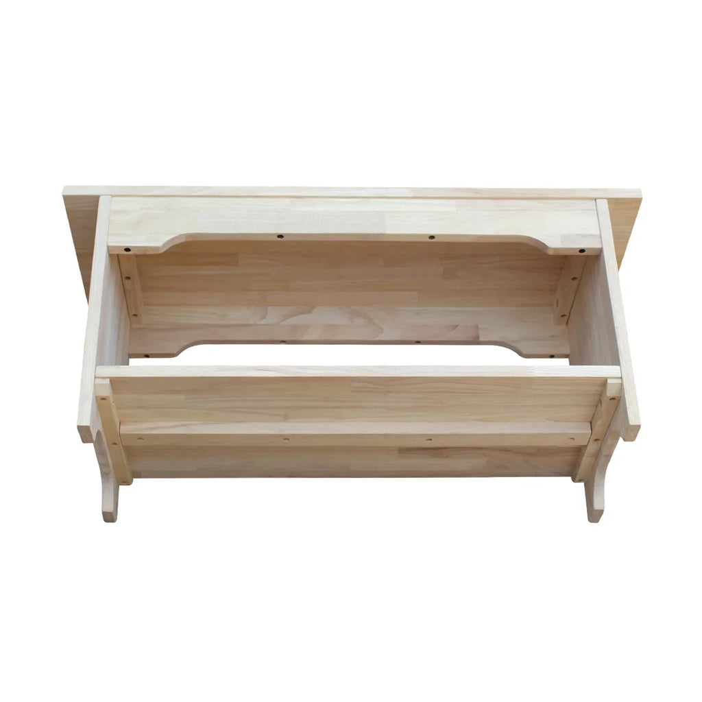 Indoor Unfinished Concepts Solid - Long, Brookstone 36" Bench Wood International