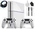 White, New 500GB 2 Like Headset With Gaming Controller Cleaning Console Kit 4 PlayStation