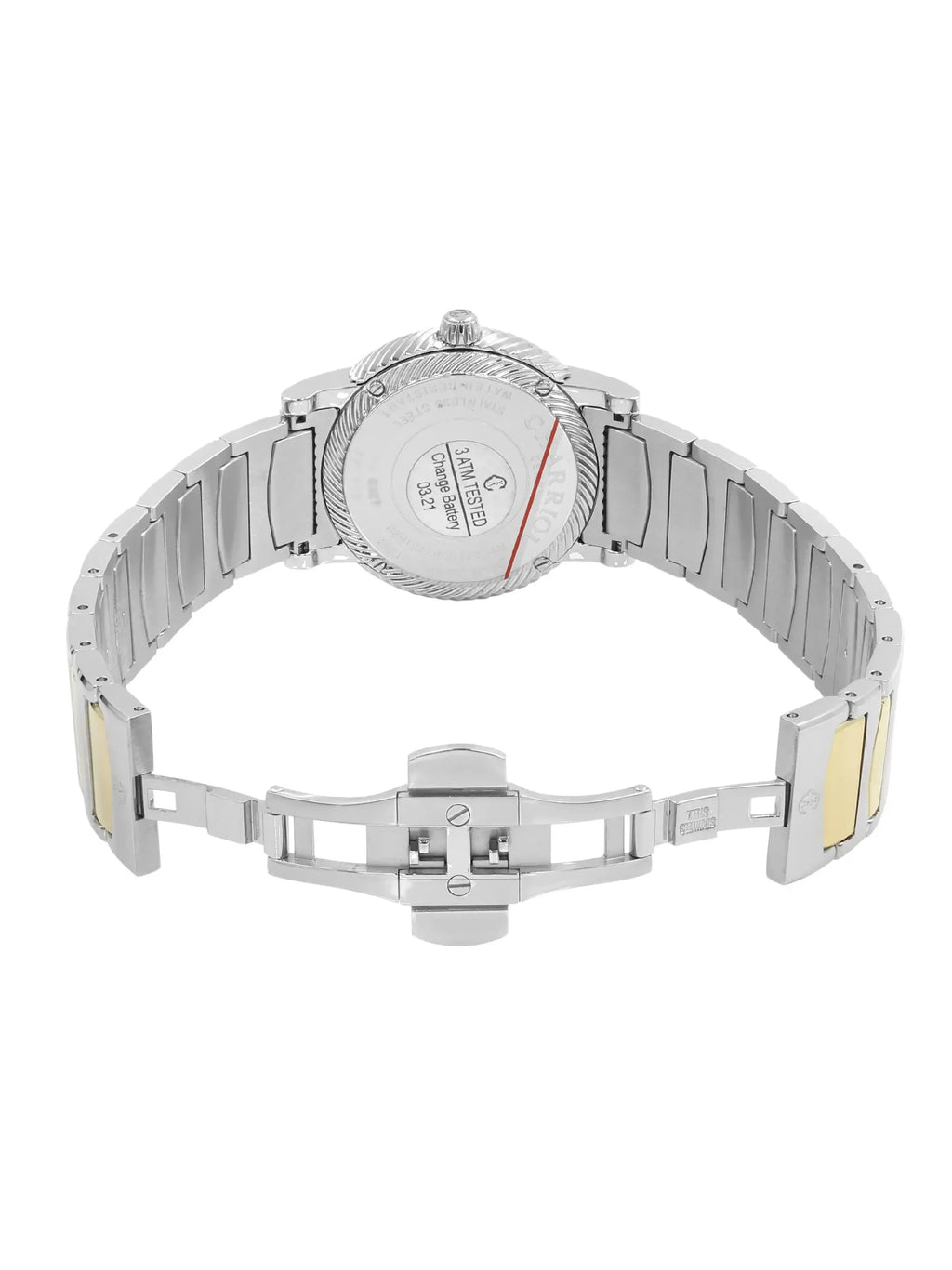 Ladies Parisii 0.40cttw Charriol Watch P33SY2D.921.001 defects with New Quartz