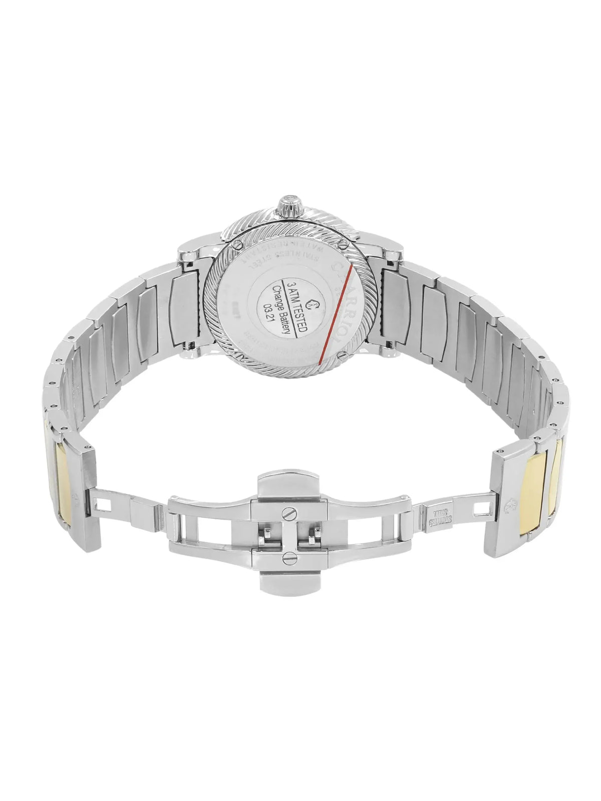 Ladies Parisii 0.40cttw Charriol Watch P33SY2D.921.001 defects with New Quartz