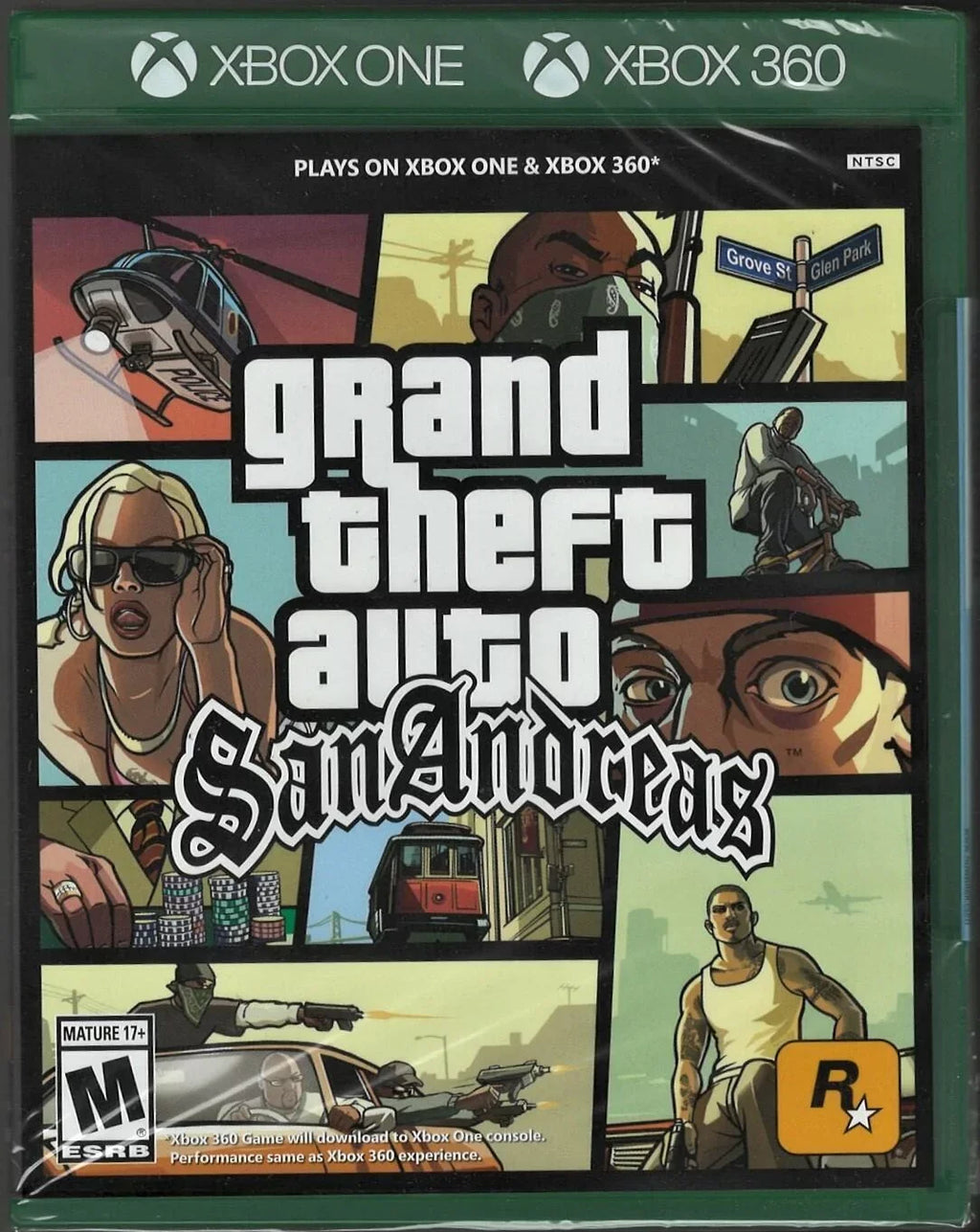 (XB1 Theft Sealed-0710425495649 San New Factory Andreas Packaging) 360 (Brand Auto: Xbox Grand
