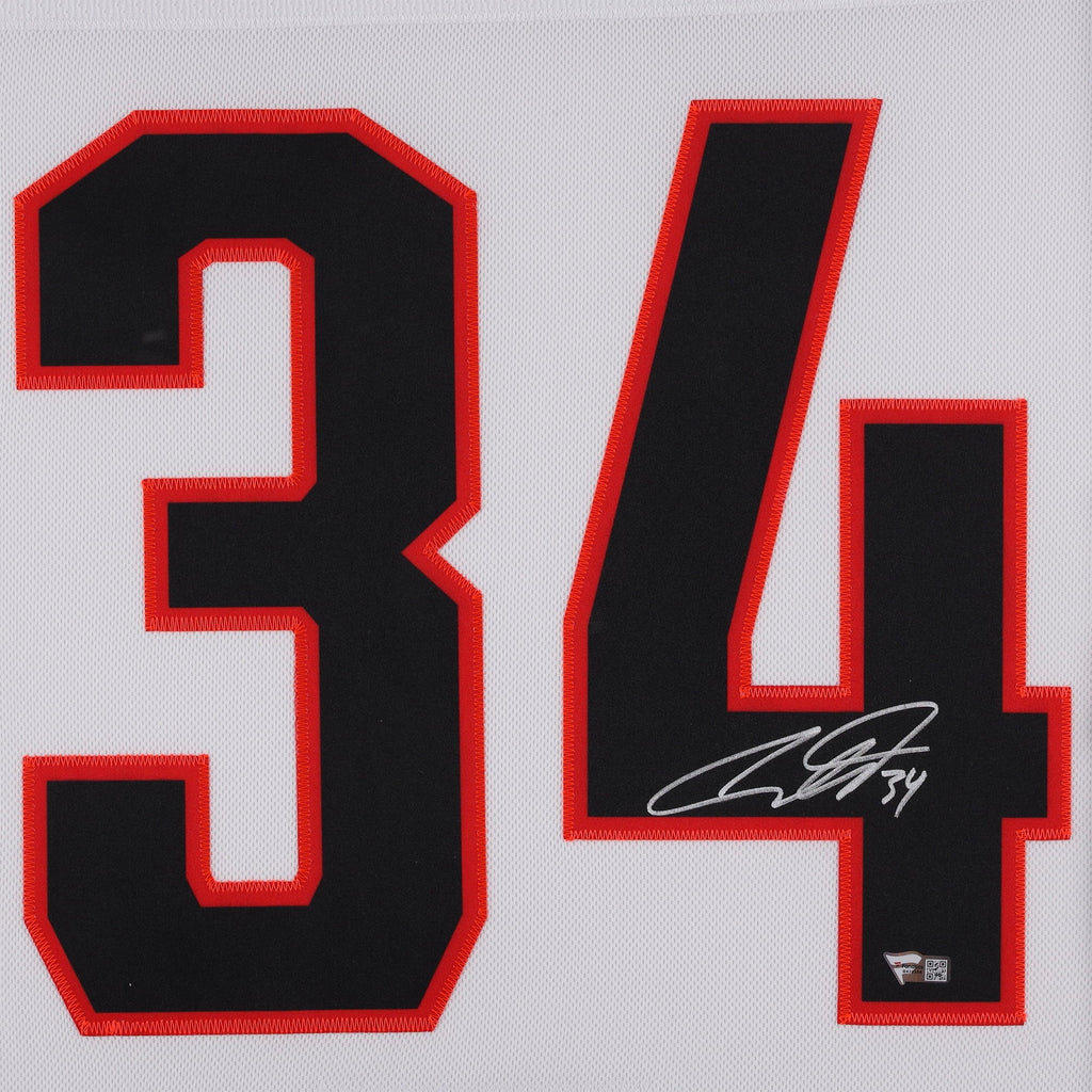 Framed Jersey Maple NHL Matthews Toronto Auston Autographed All-Star Leafs White Game Authentic Deluxe 2022