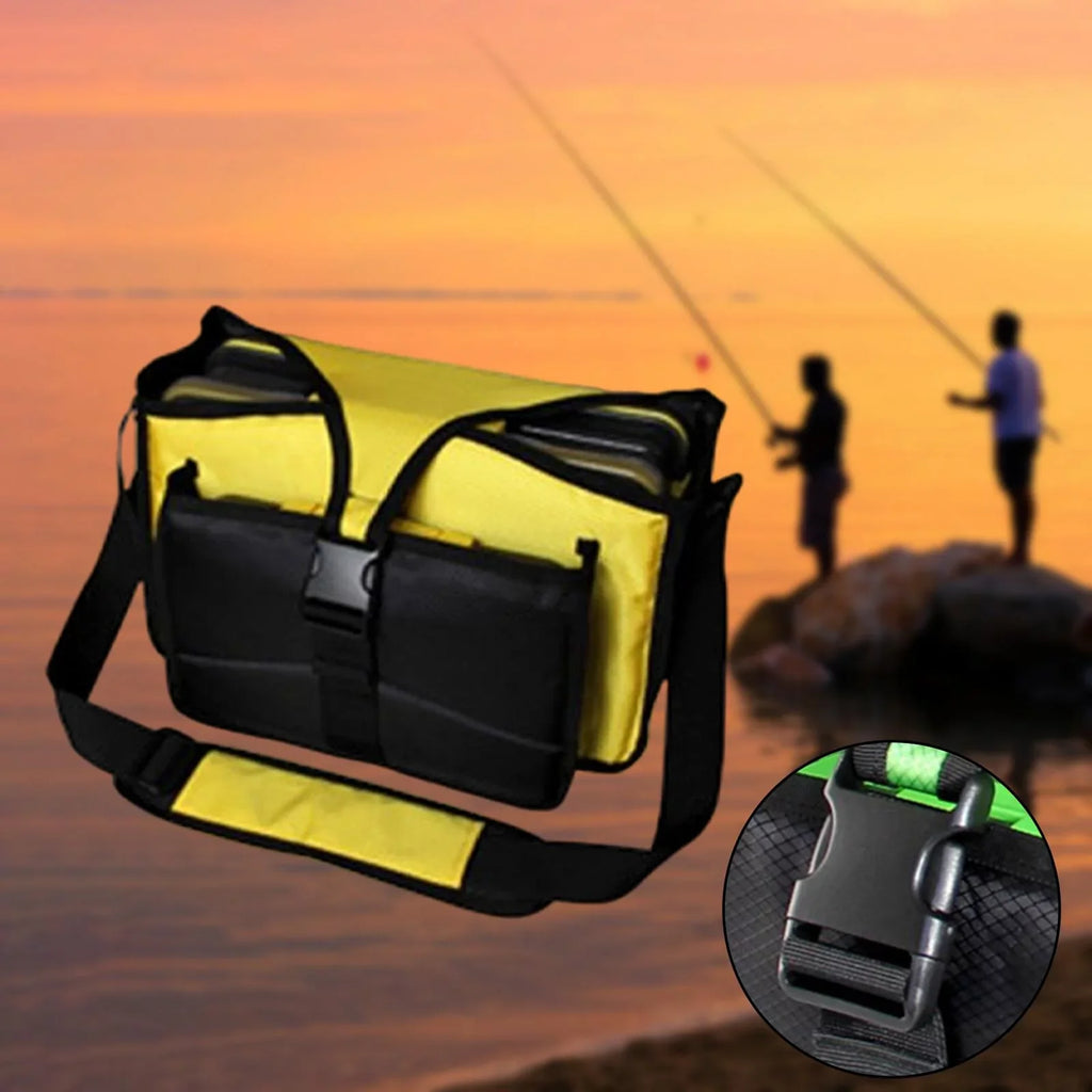 Fishing Bag Bag Yellow Storage Fishing Men Organizer fishing for Shoulder Sea Bag Box Bag Tackle Portable Fishing Tackle lures for Bag Gift