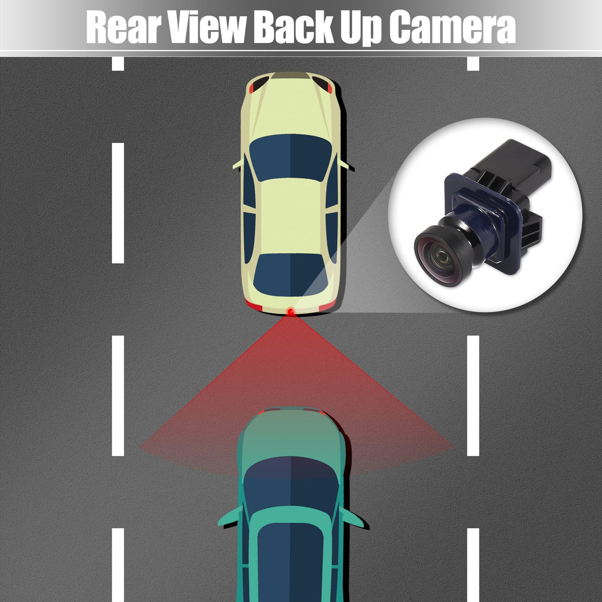 Camera View Reverse for F-150 Back Camera BL3Z-19G490-B 2011-2014 Park Up Assist Rear Rear